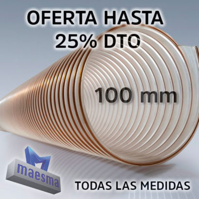 tubo aspiración flexible 100 mm