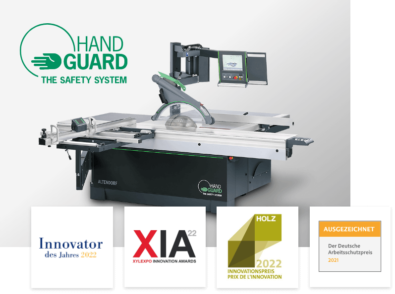 hand guard altendorf premios y reconocimientos de innovación