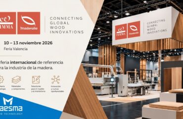MAESMA participará en FIMMA + Maderalia 2026 Imagen promocional de la participación de MAESMA Wood Technology en FIMMA + Maderalia 2026, feria de maquinaria y tecnología para la madera en Valencia.